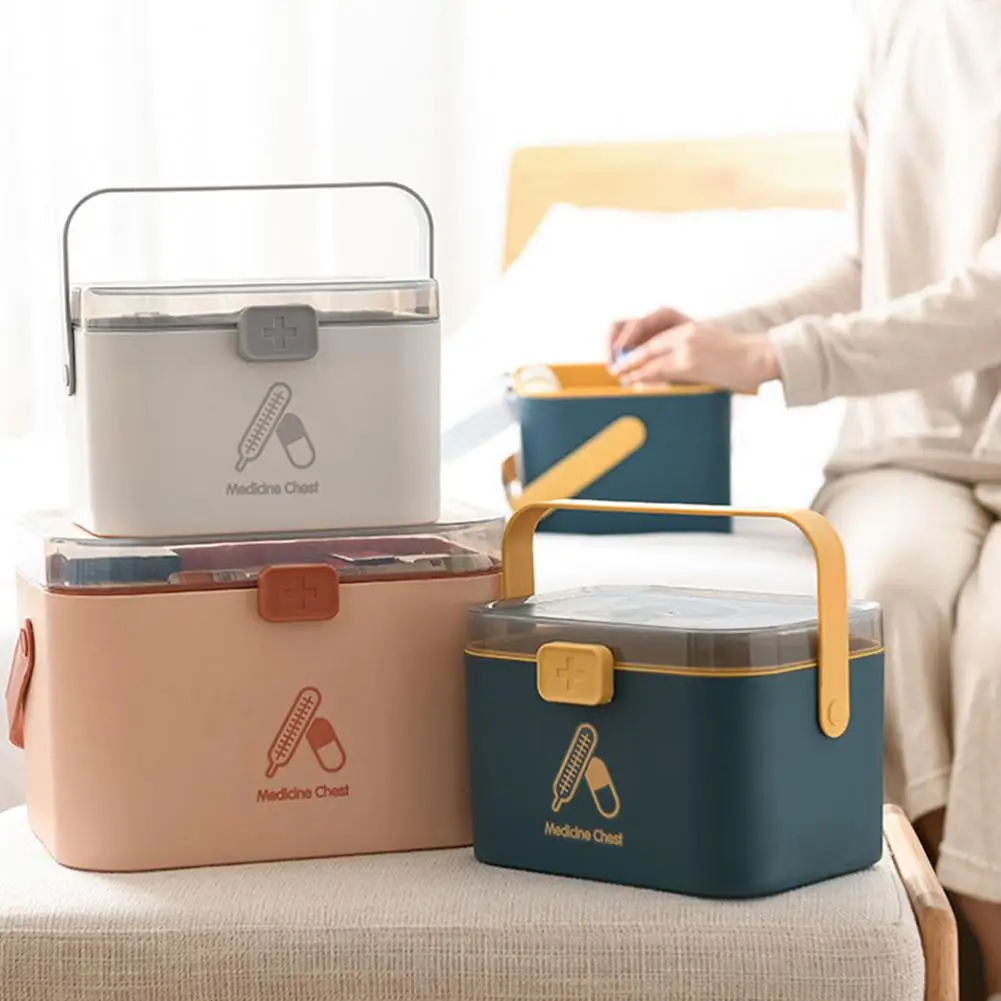 Household Plastic Medicine Box Portable Large First Aid Medicine Box Multi-layer Medicine Storage Box Home Care Medicine Box
Household Plastic Medicine Box Portable Large First Aid Medicine Box Multi-layer Medicine Storage Box Home Care Medicine Box