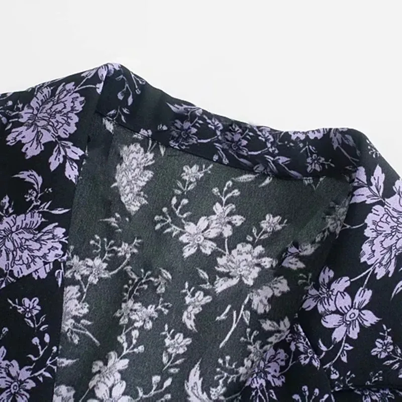 2021 Za Purple Floral Print Blazer Short Jumpsuit Women Spring Long Sleeve Vintage Female Jumpsuit Woman Casual Shirt Jumpsuits
2021 Za Purple Floral Print Blazer Short Jumpsuit Women Spring Long Sleeve Vintage Female Jumpsuit Woman Casual Shirt Jumpsuits