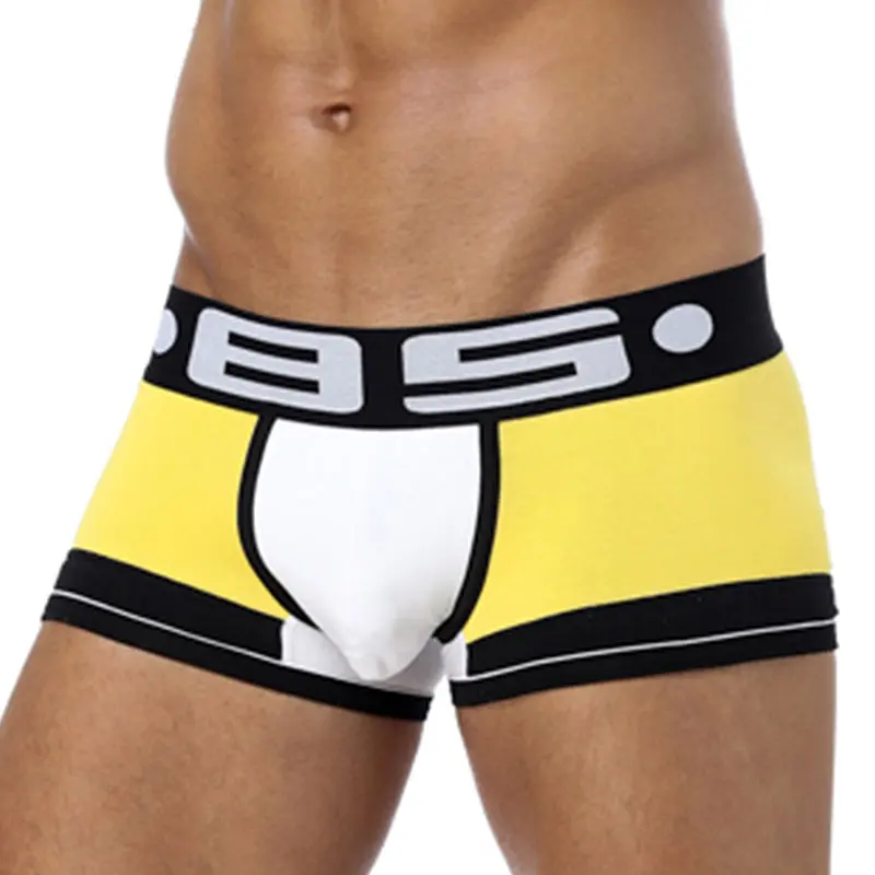 BS Brand Boxer Sissy sexy Men Cotton Breathable Underpants Underwear Cueca Male Panties Cuecas boxershorts cueca masculina | Мужская
