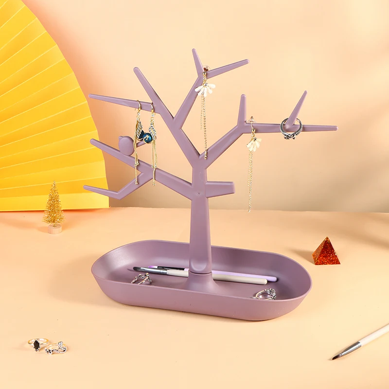 Jewelry Earring Necklace Ring Display Tray Show Rack Stand Home Jewelry Holder 
Jewelry Earring Necklace Ring Display Tray Show Rack Stand Home Jewelry Holder