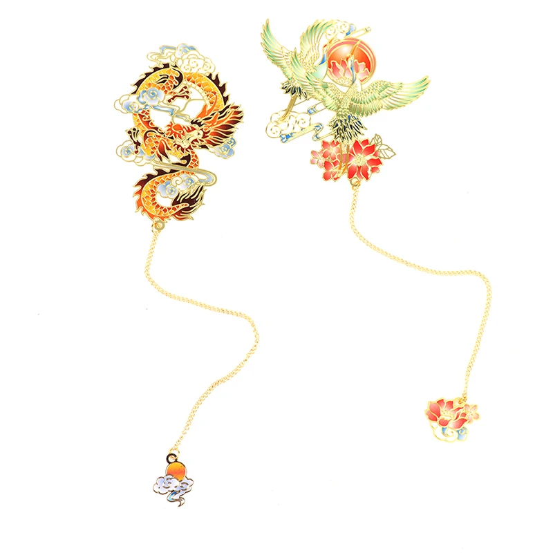 Luxury Metal Bookmark Chinese Style Retro Animal Shape Stationery Creative Gift Teacher Student School Office Supplies
Luxury Metal Bookmark Chinese Style Retro Animal Shape Stationery Creative Gift Teacher Student School Office Supplies
