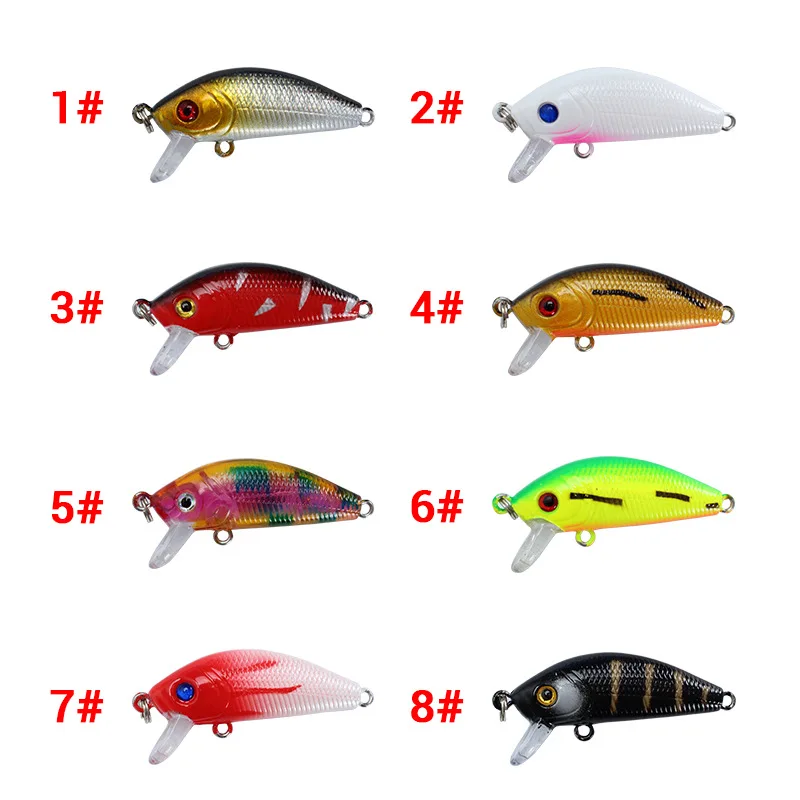 8 Color Fishing Lure Fake Bait Minnow Bait 5cm/4.3g Rock Bionic Lure Plastic Hard Bait Carp Fishing Lure Fishing Accessories
8 Color Fishing Lure Fake Bait Minnow Bait 5cm/4.3g Rock Bionic Lure Plastic Hard Bait Carp Fishing Lure Fishing Accessories