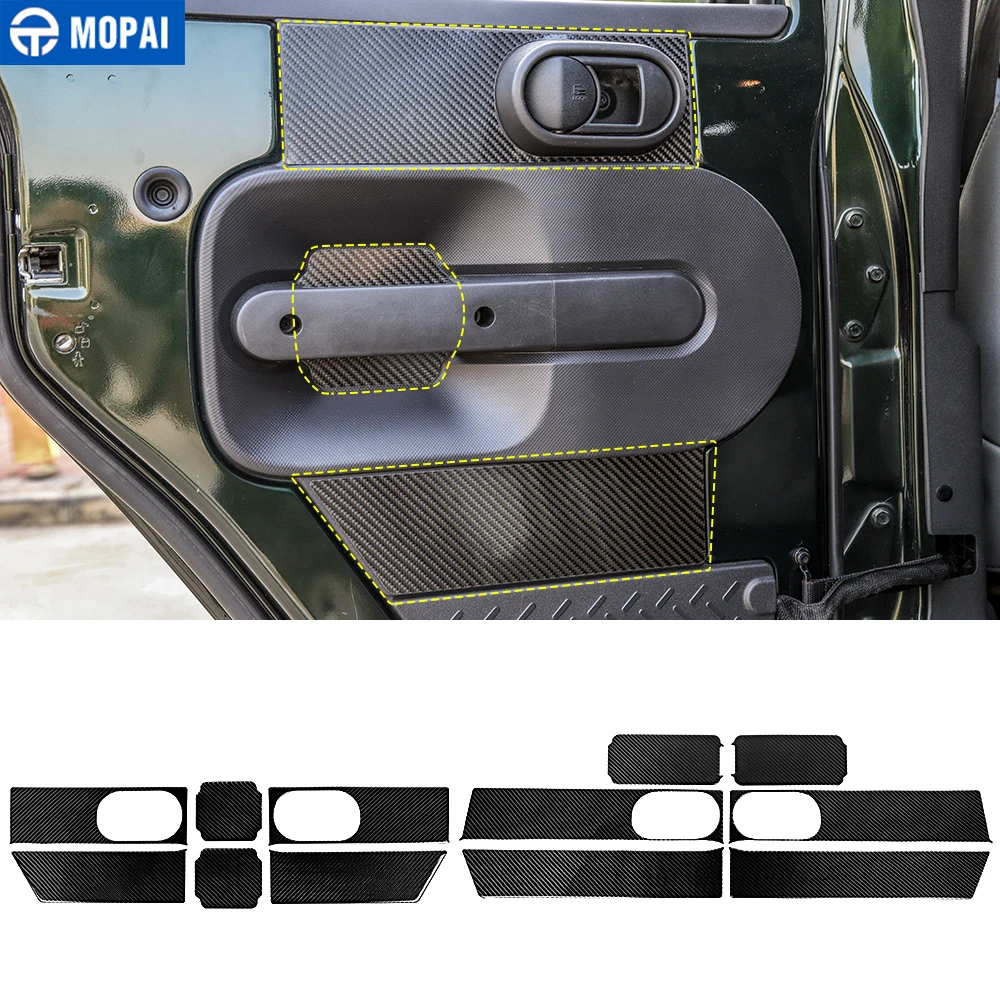 MOPAI Carbon Fiber for Wrangler JK 07-10 Car Door Handle Decoration Cover Accessories for Jeep Wrangler JK 2007 2008 2009 2010
MOPAI Carbon Fiber for Wrangler JK 07-10 Car Door Handle Decoration Cover Accessories for Jeep Wrangler JK 2007 2008 2009 2010