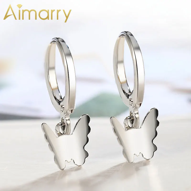 Aimarry 925 Sterling Silver Charm Butterfly Drop Earring For Women Party Engagement Gifts Wedding Fashion Jewelry
Aimarry 925 Sterling Silver Charm Butterfly Drop Earring For Women Party Engagement Gifts Wedding Fashion Jewelry