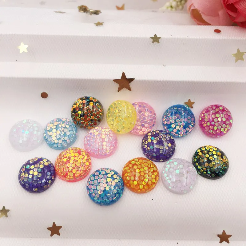 New Shiny 80Pcs Mix Resin 12mm Round Dot Glitter Flatback Rhinestone for Clothing Accessories DIY Scrapbook Jewelry Crafts
New Shiny 80Pcs Mix Resin 12mm Round Dot Glitter Flatback Rhinestone for Clothing Accessories DIY Scrapbook Jewelry Crafts