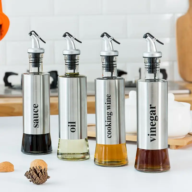 300ml Kitchen Oil Pot Creative Stainless Steel Seasoning Bottle Soy Sauce Bottle Kitchen Tool
300ml Kitchen Oil Pot Creative Stainless Steel Seasoning Bottle Soy Sauce Bottle Kitchen Tool