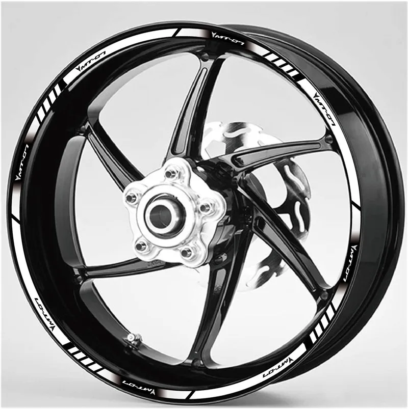 New Motorcycle Tire Reflective stickers inner wheel stripes decoration decals for YAMAHA MT-07
New Motorcycle Tire Reflective stickers inner wheel stripes decoration decals for YAMAHA MT-07