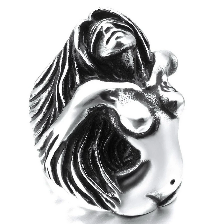 Fashionable Men's Gothic Angel Goddess Punk Large Heavy Duty Stainless Steel Ring
Fashionable Men's Gothic Angel Goddess Punk Large Heavy Duty Stainless Steel Ring