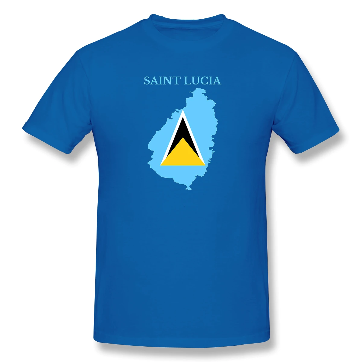 Saint Lucia Map Flag Geeky Men's Basic Short Sleeve T-Shirt R282 Tops Tees European Size
Saint Lucia Map Flag Geeky Men's Basic Short Sleeve T-Shirt R282 Tops Tees European Size