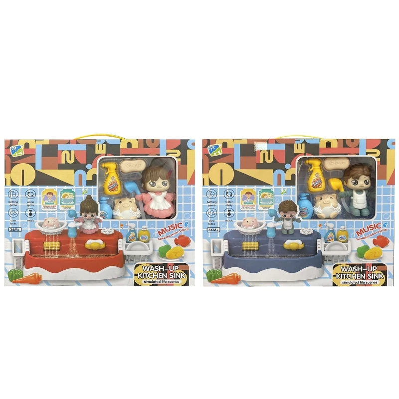 Kids Realistic Kitchen Toy Dishwasher Sink w/ Utensil Plate Water Recycling Toddlers Simulation Role Play Preschool Gift
Kids Realistic Kitchen Toy Dishwasher Sink w/ Utensil Plate Water Recycling Toddlers Simulation Role Play Preschool Gift