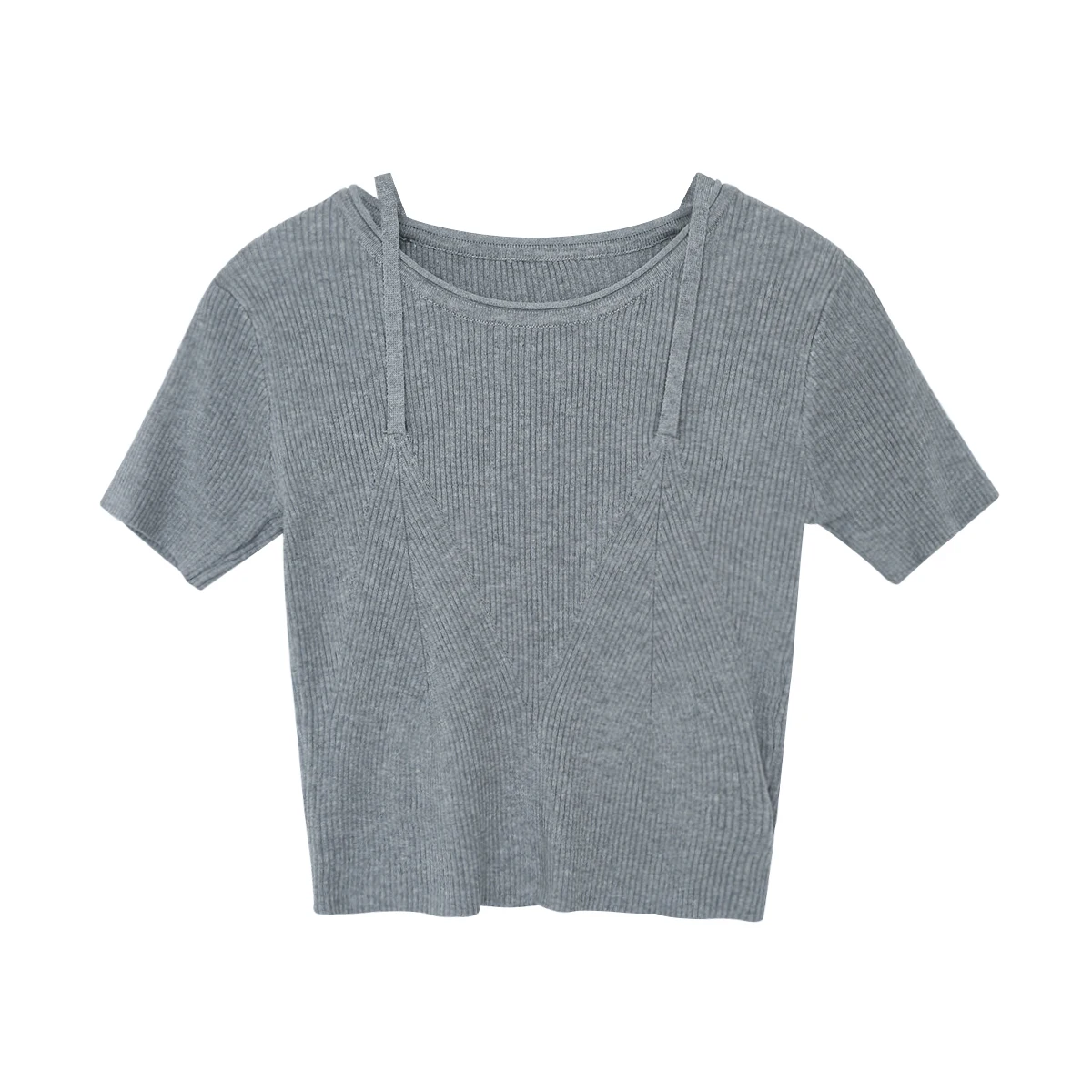 Summer knitting stripes stretch women's tops T-shirts 2021New women's short-sleeved fashion party tights pullovers bra XL
Summer knitting stripes stretch women's tops T-shirts 2021New women's short-sleeved fashion party tights pullovers bra XL
