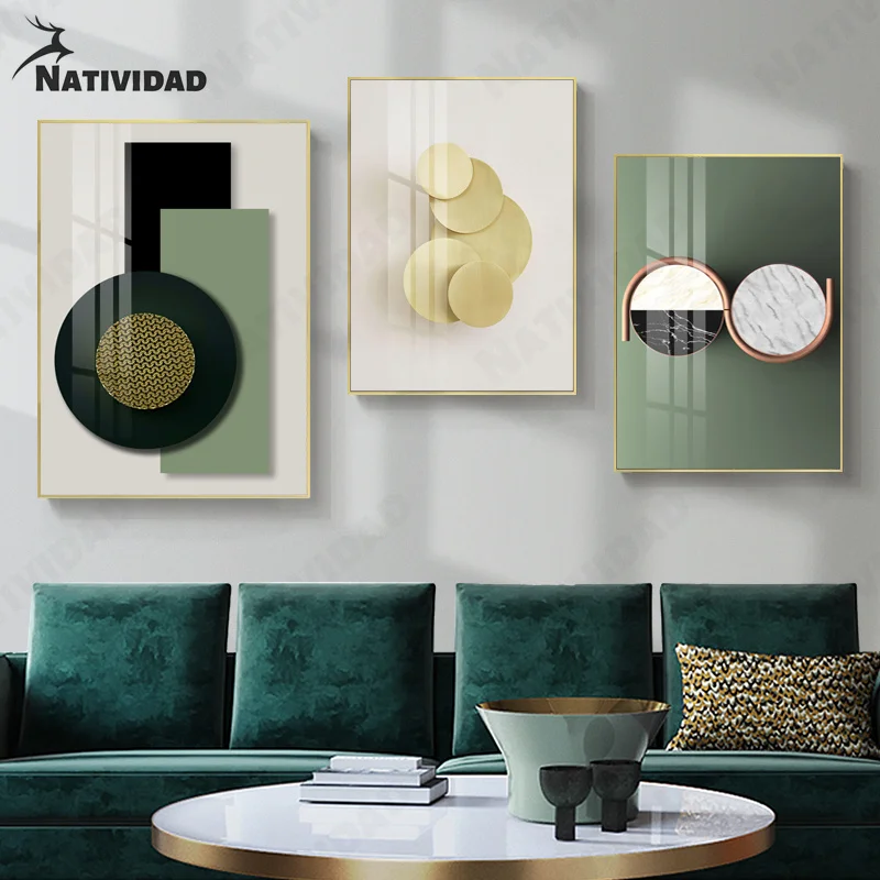Geometric Abstract Luxury Art Green Fresh Poster Nordic Canvas Painting Home Decoration Wall Art Retro Print Living Room Retro
Geometric Abstract Luxury Art Green Fresh Poster Nordic Canvas Painting Home Decoration Wall Art Retro Print Living Room Retro