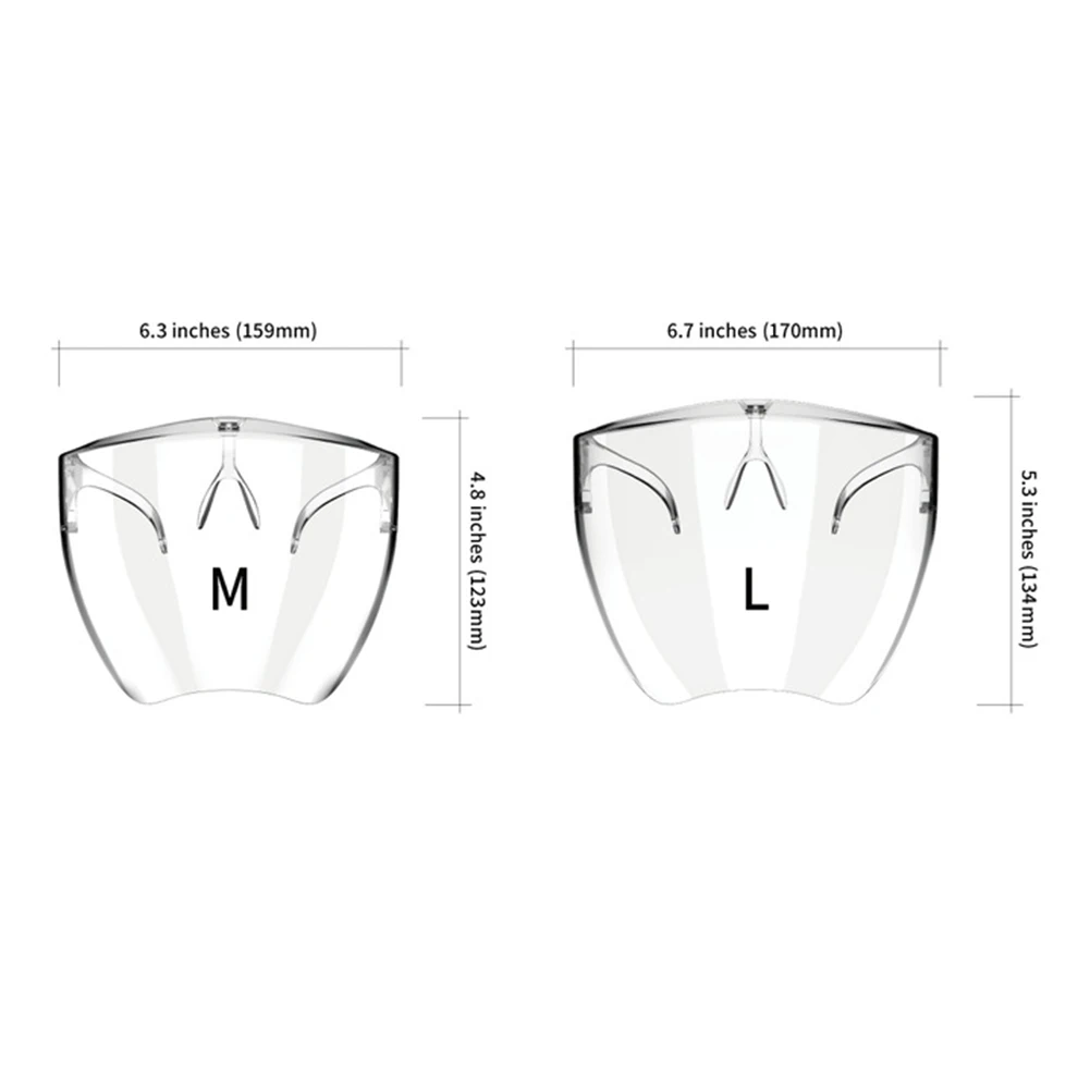 Safety Transparent Face Shield Goggles Dust-Proof Anti-Fog Sun Visor Face Protective Mask Outdoor Tools
Safety Transparent Face Shield Goggles Dust-Proof Anti-Fog Sun Visor Face Protective Mask Outdoor Tools