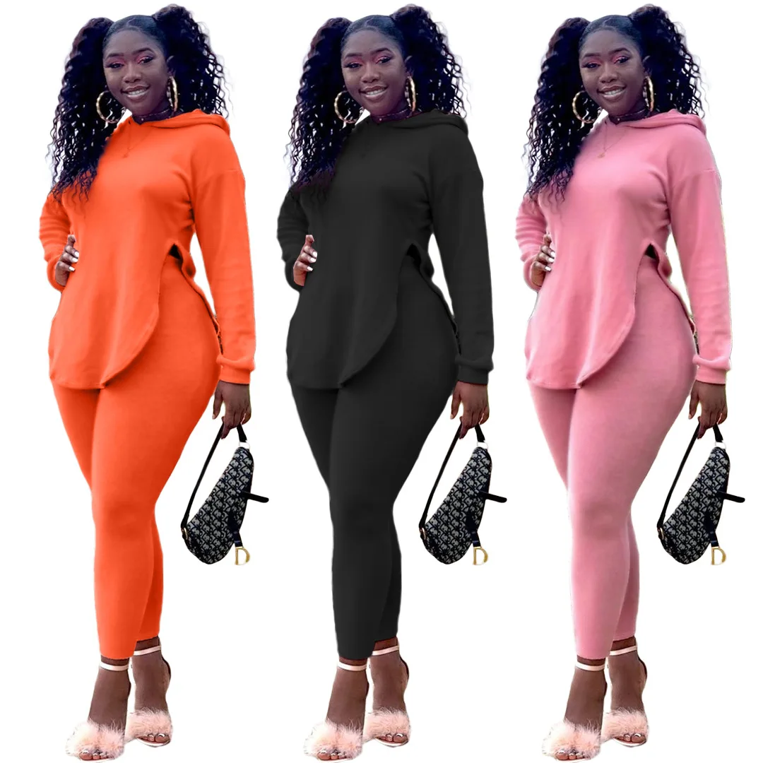 Active Wear Casual Women's Set Long Sleeve Hooded Split Side Tops Jogger Pants Tracksuit Two Piece Set Fitness Outfits S-XXL
Active Wear Casual Women's Set Long Sleeve Hooded Split Side Tops Jogger Pants Tracksuit Two Piece Set Fitness Outfits S-XXL