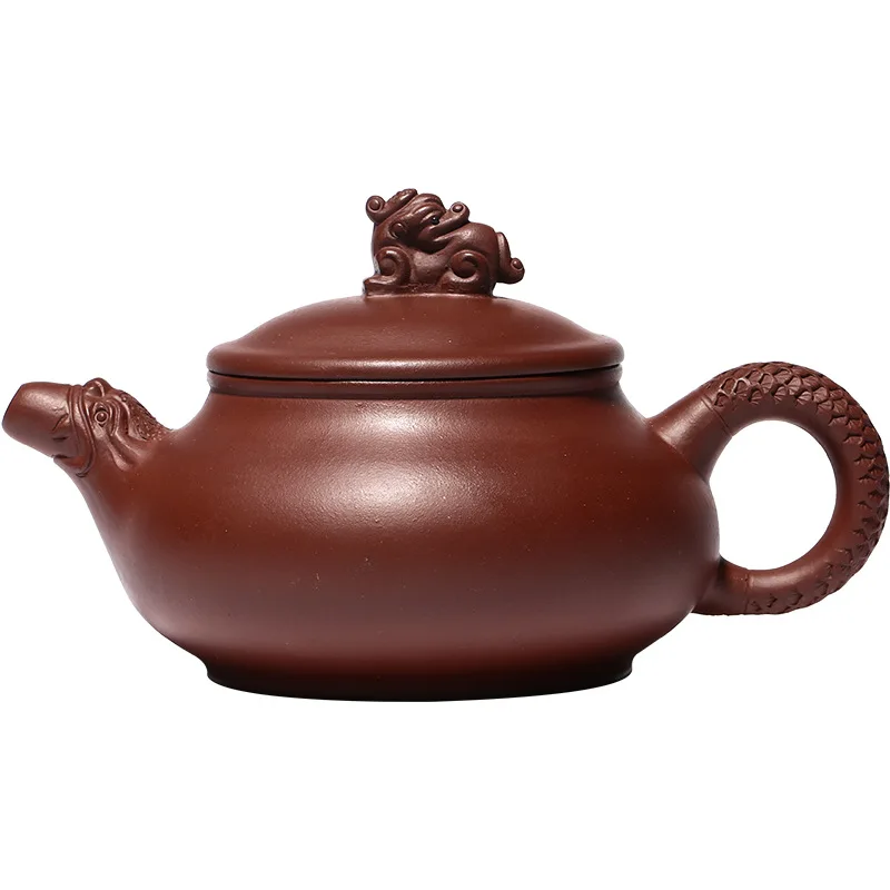 Yixing purple clay teapot handmade raw ore Purple mud Longyin teapot Kung Fu tea set gift goods
Yixing purple clay teapot handmade raw ore Purple mud Longyin teapot Kung Fu tea set gift goods