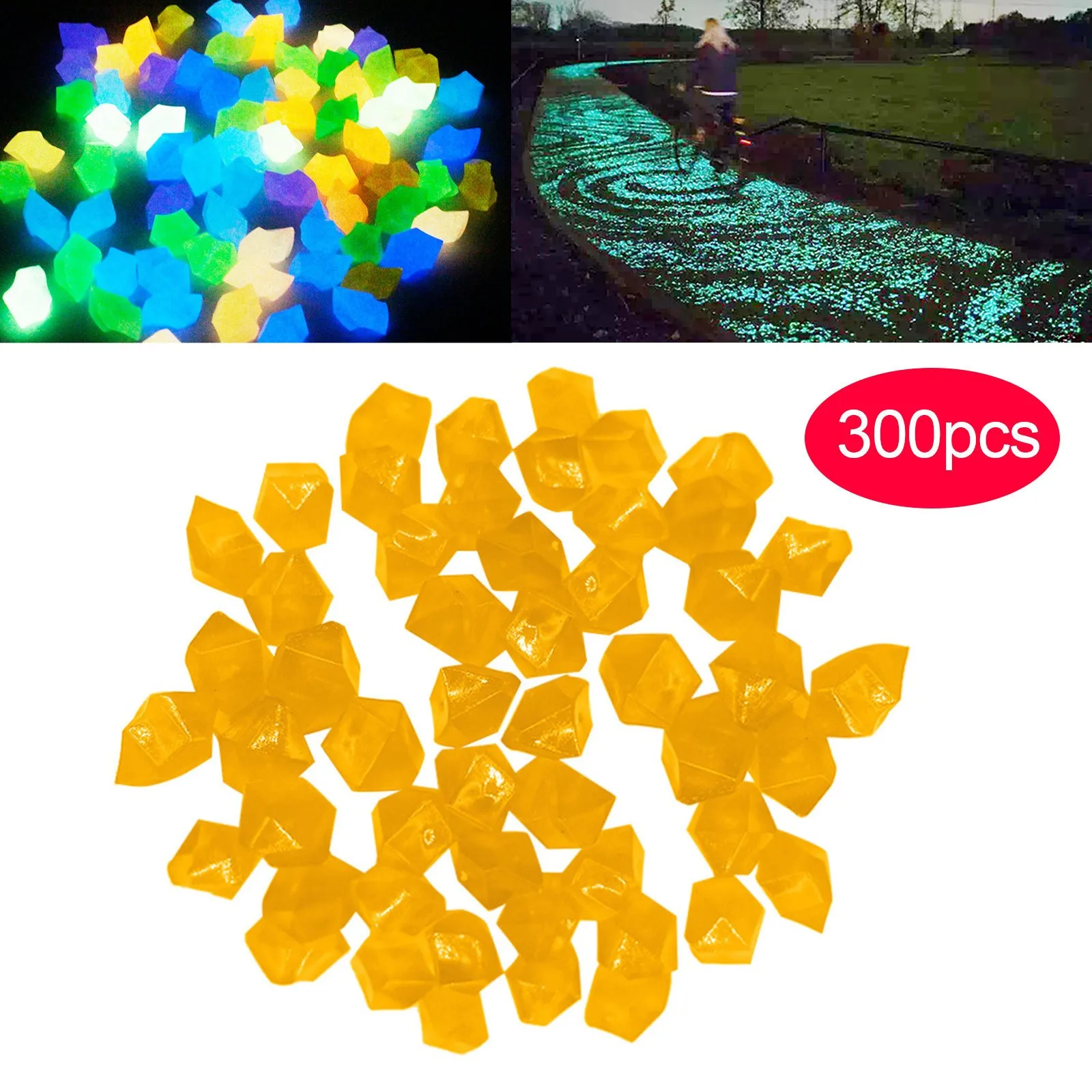 300 Pcs Luminous Little Stones Garden Decor Glow In Dark Decoration Outdoor Fish Tank Rocks Decorative Pebbles
300 Pcs Luminous Little Stones Garden Decor Glow In Dark Decoration Outdoor Fish Tank Rocks Decorative Pebbles