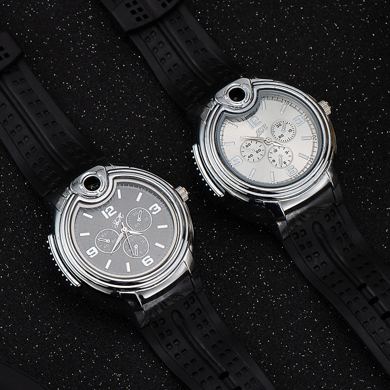 Watch Watch Style Metal Open Flame Lighter Creative Men's Sports Watch Lighter Regalos Para Hombre Originales Gadgets for Men
Watch Watch Style Metal Open Flame Lighter Creative Men's Sports Watch Lighter Regalos Para Hombre Originales Gadgets for Men