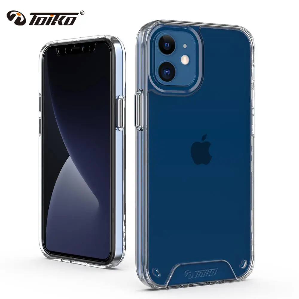 Прозрачный противоударный чехол TOIKO Chiron для iPhone 12 Mini задняя крышка телефона Pro Max