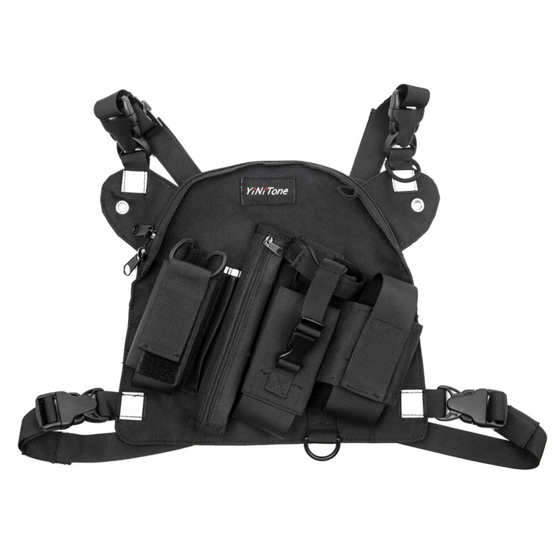 YINITONE Walkie Talkie Vest Rig Chest Bag Cycling Sports Bag For Kenwood Motorola TYT Baofeng Walkie Talkie
YINITONE Walkie Talkie Vest Rig Chest Bag Cycling Sports Bag For Kenwood Motorola TYT Baofeng Walkie Talkie