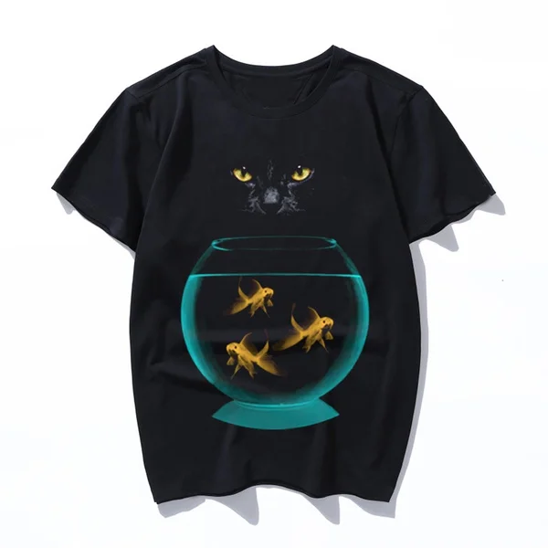 black cat goldfish t shirt streetwear Man tshirt hip hop T-Shirt Summer Fashion Casual T-shirt For Male Female
black cat goldfish t shirt streetwear Man tshirt hip hop T-Shirt Summer Fashion Casual T-shirt For Male Female