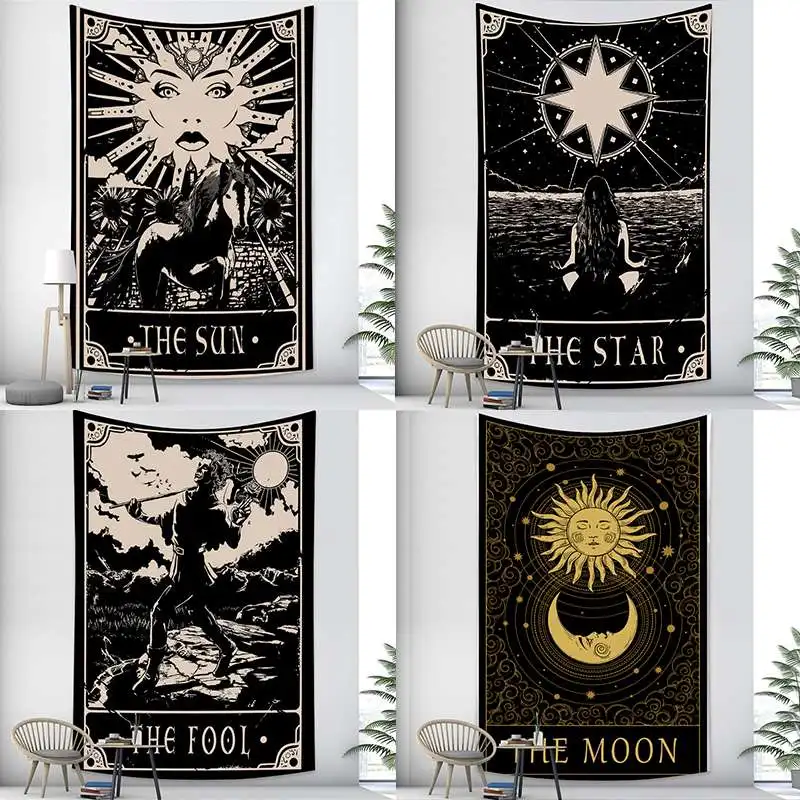 Гобелен с рисунком мандалы солнца Бога украшение для спальни 100% полиэстер дома