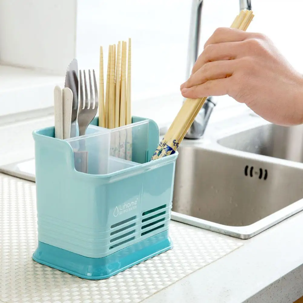 Creative Tableware Drain Storage Chopstick Holder Storage Rack Multifunction Cutlery Holder Chopstick Spoon Fork Tableware Tool
Creative Tableware Drain Storage Chopstick Holder Storage Rack Multifunction Cutlery Holder Chopstick Spoon Fork Tableware Tool