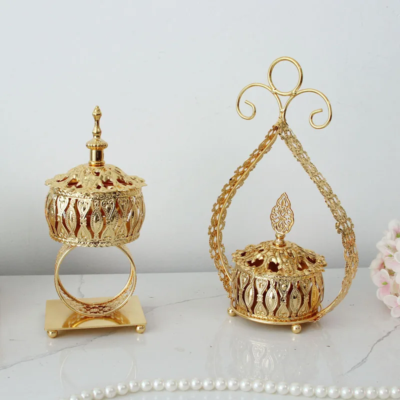 Electroplated Golden Incense Burner Metal Portable Incense Burner Buddhist Incense Tea House Yoga Room Desk Home Decoration
Electroplated Golden Incense Burner Metal Portable Incense Burner Buddhist Incense Tea House Yoga Room Desk Home Decoration