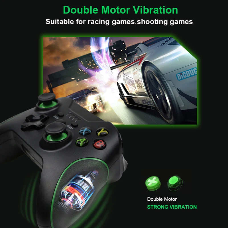 2.4G Wireless Game Controller For Xbox One PC Android smart phone Universal Gamepad Joystick 10000000+ Repeat keystrokes
2.4G Wireless Game Controller For Xbox One PC Android smart phone Universal Gamepad Joystick 10000000+ Repeat keystrokes