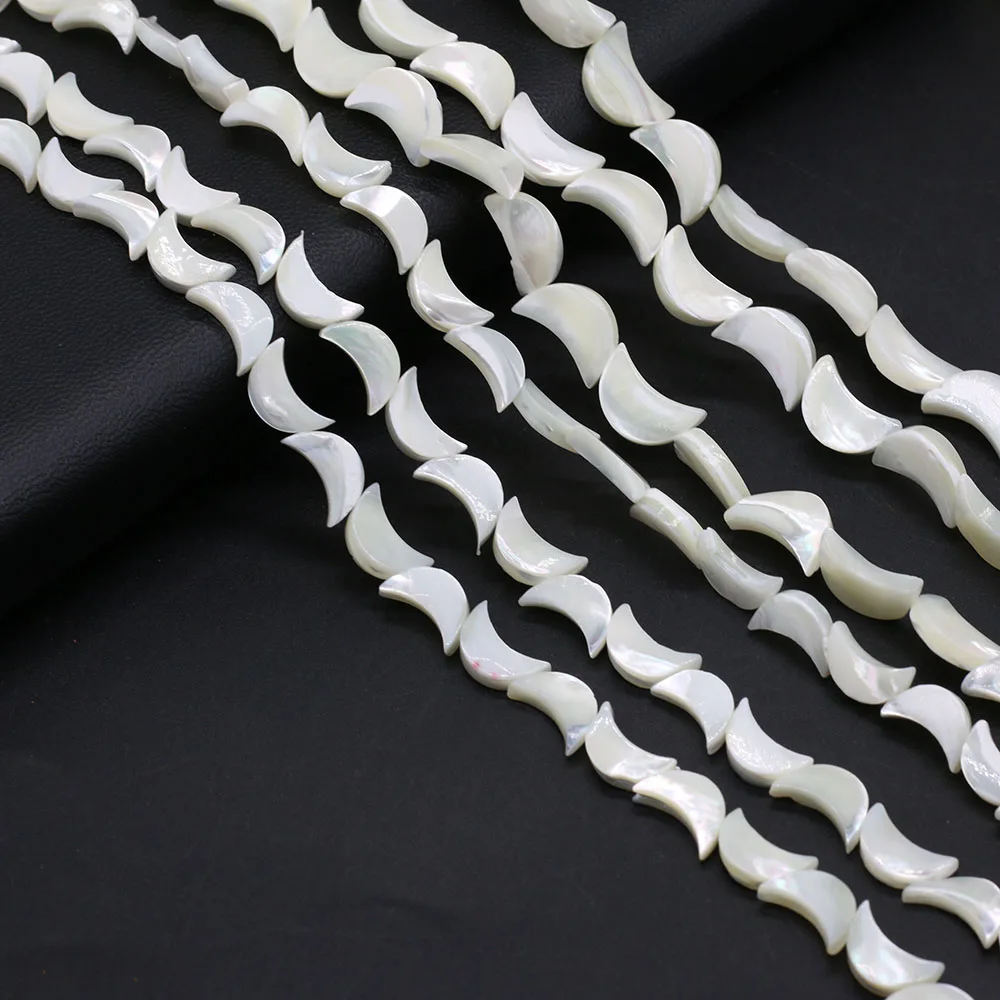 Natural White Moon Shape Shell Mother Of Pearl Spacer Beads For Jewelry Making Bracelet Necklace Handmade Size 10/12/14/16mm
Natural White Moon Shape Shell Mother Of Pearl Spacer Beads For Jewelry Making Bracelet Necklace Handmade Size 10/12/14/16mm