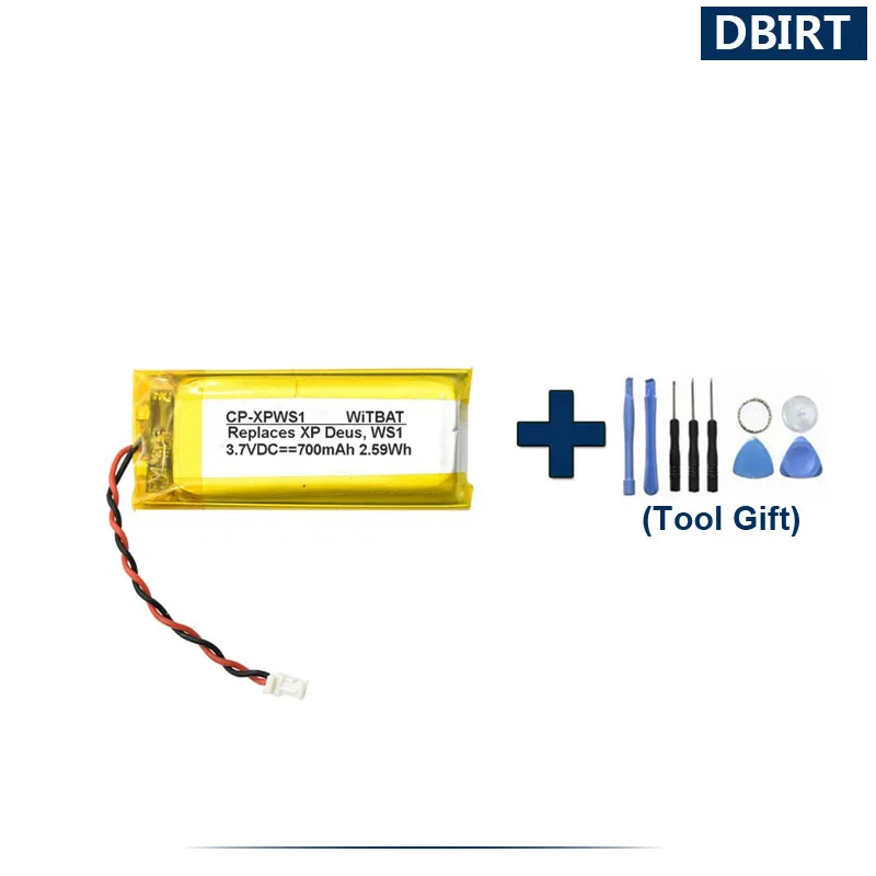 Tools Gift + 700 mAh Battery For Metal Detector XP Deus WS1 WS2 WS3 WS4 WS5 Metal Detector Accumulator AKKU
Tools Gift + 700 mAh Battery For Metal Detector XP Deus WS1 WS2 WS3 WS4 WS5 Metal Detector Accumulator AKKU