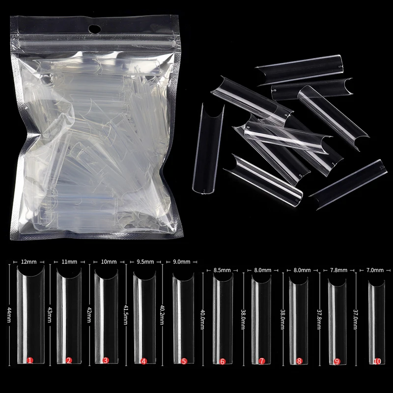 WAKEFULNESS 100pcs Long Straight Nail Tips XXL Extra Square Coffin False Nails C Curved Fake Nails Manicure Salon Nail Art Tools
WAKEFULNESS 100pcs Long Straight Nail Tips XXL Extra Square Coffin False Nails C Curved Fake Nails Manicure Salon Nail Art Tools