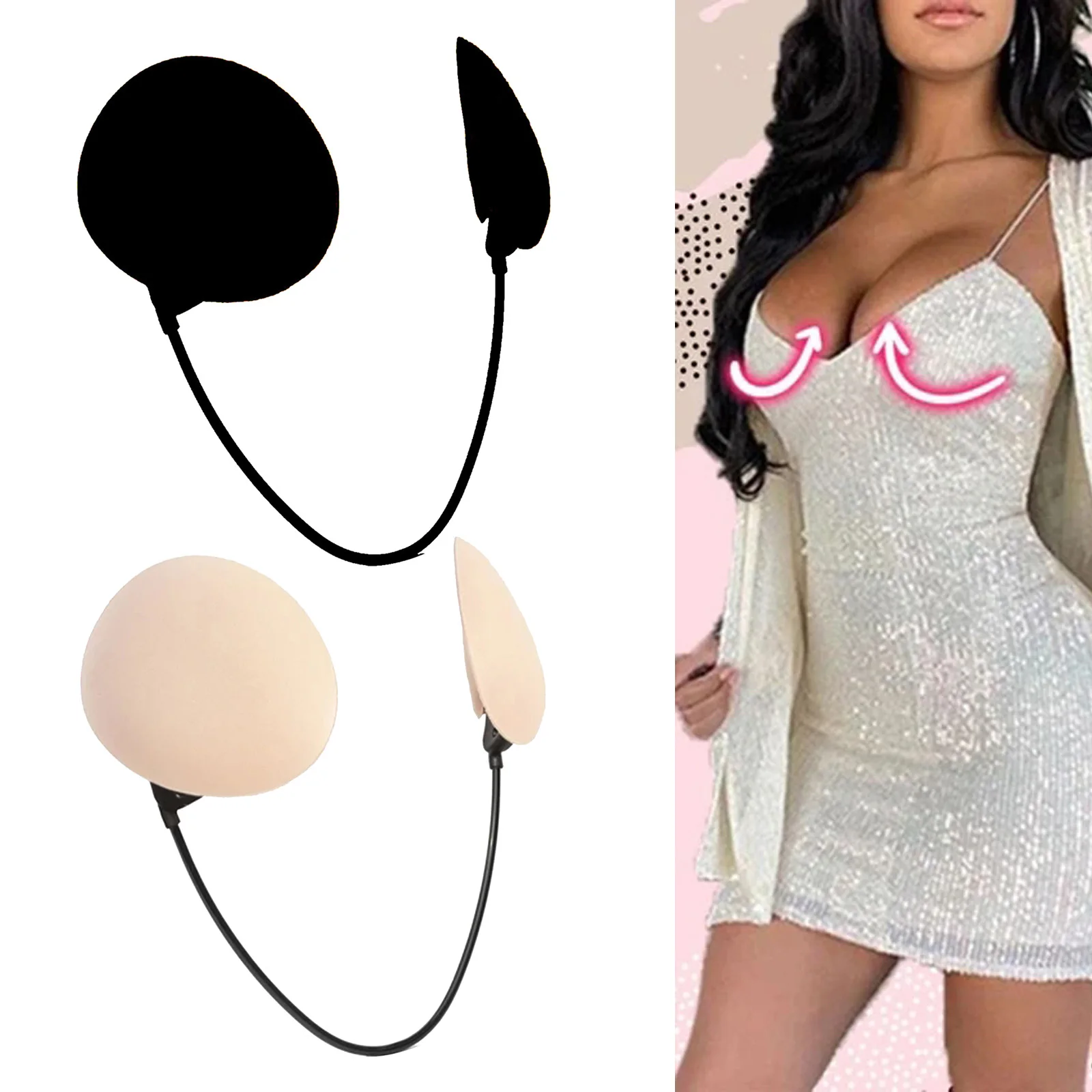 Reusable Women Breast Petals Lift Nipple Cover Invisible Adhesive Strapless Backless Frontless Push up Bra Silicone Stickers
Reusable Women Breast Petals Lift Nipple Cover Invisible Adhesive Strapless Backless Frontless Push up Bra Silicone Stickers