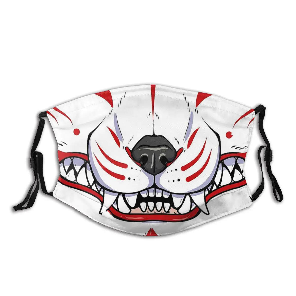 Kitsune Grin Fox Japanese Oni Non Disposable Printed Mouth Face Mask Windproof Dust Proof with Filters Polyester Protection
Kitsune Grin Fox Japanese Oni Non Disposable Printed Mouth Face Mask Windproof Dust Proof with Filters Polyester Protection