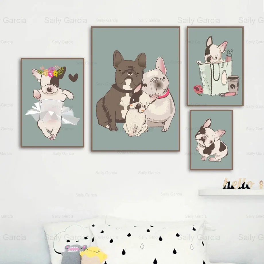 Funny Dog Poster Wearing Skirt Childlike Green Background Canvas Painting Art Print Picture Wallpaper Decorating Home Baby Room
Funny Dog Poster Wearing Skirt Childlike Green Background Canvas Painting Art Print Picture Wallpaper Decorating Home Baby Room