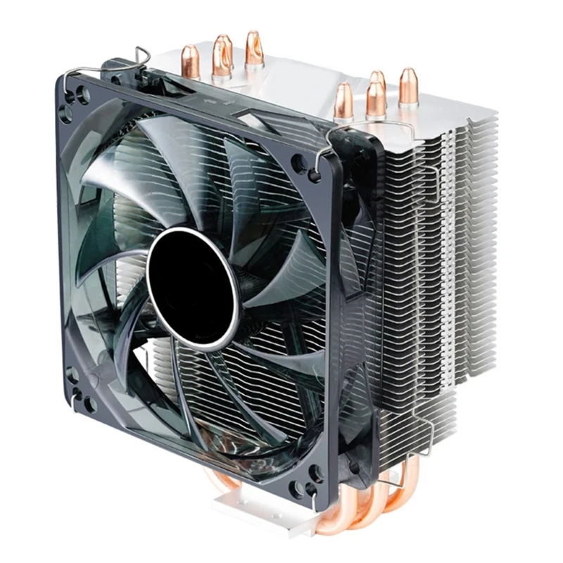 Кулер для процессора с сисветодиодный кой, 4 медных тепловых трубы, 120 мм, 12 В, 4 контакта, ультратихий ШИМ-вентилятор охлаждения, алюминиевые ... 
Кулер для процессора с сисветодиодный кой, 4 медных тепловых трубы, 120 мм, 12 В, 4 контакта, ультратихий ШИМ-вентилятор охлаждения, алюминиевые ...