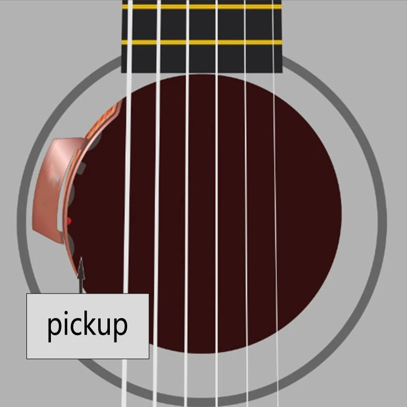 Acoustic Guitar Pickups, Soundhole Pickup, for Classic Folk Guitars, Walnut Wood Pickup Set, Double Mic & Easy Installation 
Acoustic Guitar Pickups, Soundhole Pickup, for Classic Folk Guitars, Walnut Wood Pickup Set, Double Mic & Easy Installation