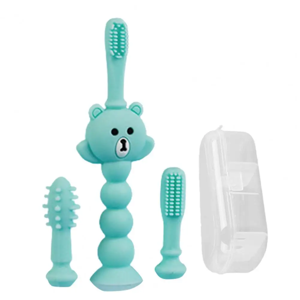 1 Set Baby Toothbrush Cartoon Handle Oral Care Non-slip Kids Mouth Cleaner Manual Toothbrush for Toddler Kid
1 Set Baby Toothbrush Cartoon Handle Oral Care Non-slip Kids Mouth Cleaner Manual Toothbrush for Toddler Kid