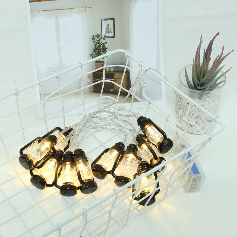 Fairy Lights Islam Ramadan Lantern String Lights And Decorations Black Vintage Kerosene Lamp Shape Decorative Light String
Fairy Lights Islam Ramadan Lantern String Lights And Decorations Black Vintage Kerosene Lamp Shape Decorative Light String