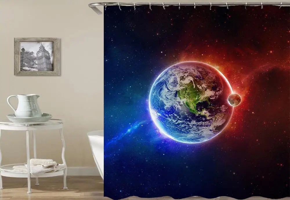 Shower Curtain, Bathroom Curtains-Mysterious Universe,Galaxy,Galaxy,Outer Deep Space,Imagination,Sun,Moon,
Shower Curtain, Bathroom Curtains-Mysterious Universe,Galaxy,Galaxy,Outer Deep Space,Imagination,Sun,Moon,