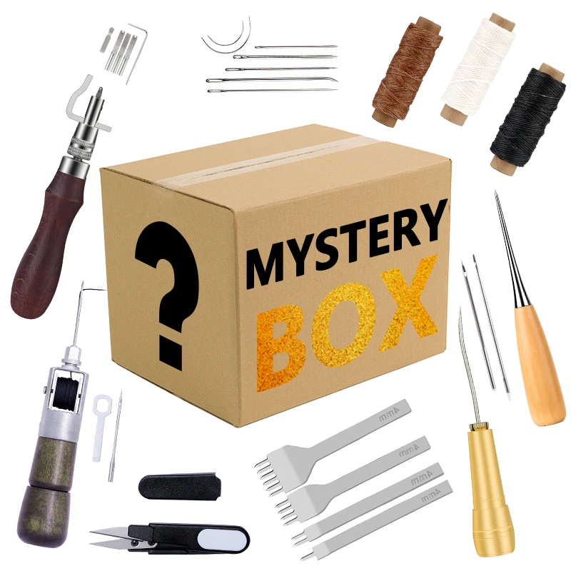 100% Get Leather Handmade Tools Mystery Box Surprise High-quality Practical Gift Random Item for Leather Lover
100% Get Leather Handmade Tools Mystery Box Surprise High-quality Practical Gift Random Item for Leather Lover