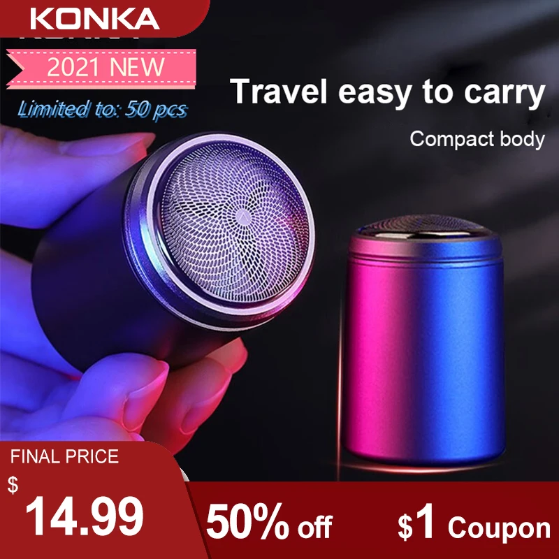 KONKA Electric Shaver Clipper Men's Razor Beard Trimmer shaver for men portable Shaving machine hair clipper Facial epilato
KONKA Electric Shaver Clipper Men's Razor Beard Trimmer shaver for men portable Shaving machine hair clipper Facial epilato