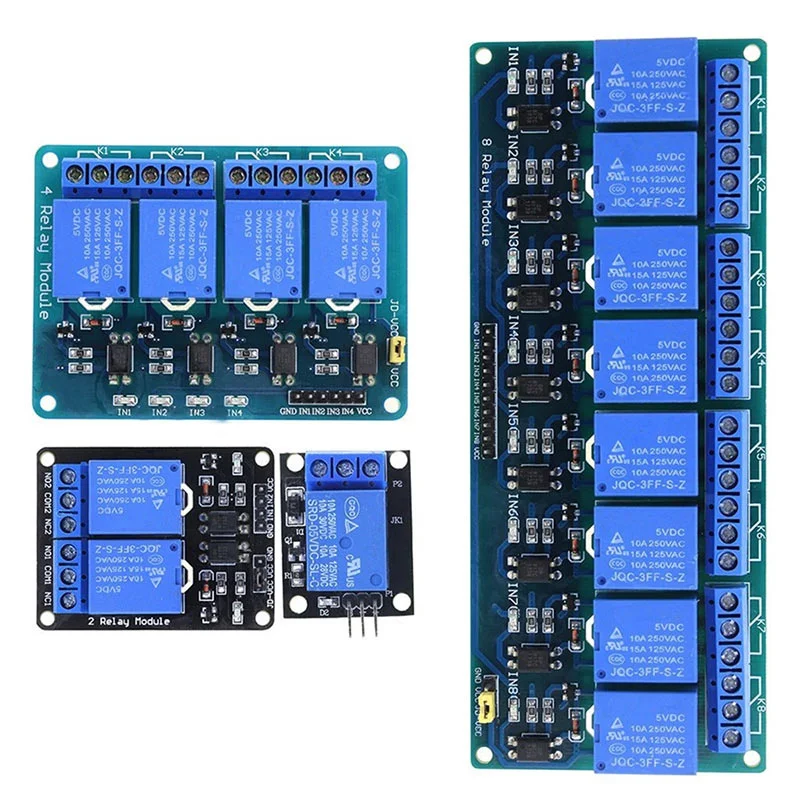 

1 2 4 8 Channel DC 5V Relay Module With Optocoupler Low Level Trigger Expansion Board For Arduino