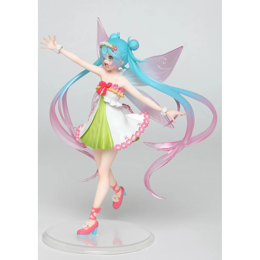В наличии Taito оригинальный Vocaloid Hatsune Miku 3Rd Season Spring Ver. Экшн-фигурка бабочки эльфов