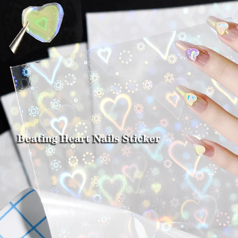 1Pcs Beating Heart Nails Art Sticker Ultra-Thin Holographic Self-Adhesive Sliders Gradient 3D Love Manicure Laser Decals#8*10 cm
1Pcs Beating Heart Nails Art Sticker Ultra-Thin Holographic Self-Adhesive Sliders Gradient 3D Love Manicure Laser Decals#8*10 cm