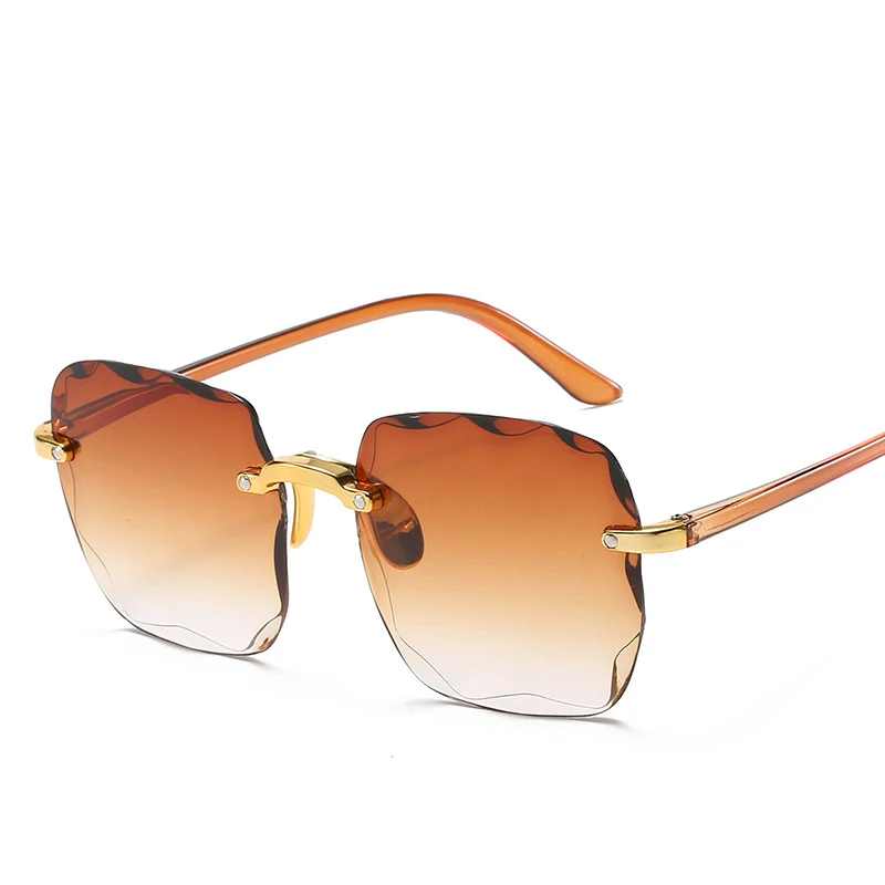 2020 Oversized Brown Sunglasses Women Retro Vintage Sunglasses Luxury Brand Rimless Eyewear Big Shades
2020 Oversized Brown Sunglasses Women Retro Vintage Sunglasses Luxury Brand Rimless Eyewear Big Shades