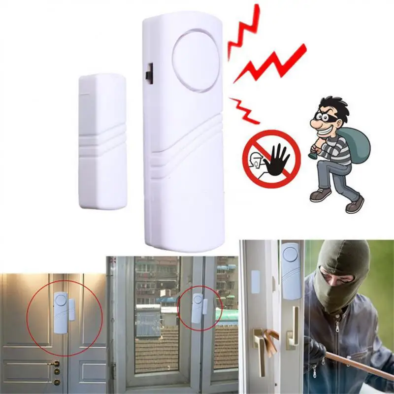 

Беспроводной, оконный, дверной охранная Предупреждение лизация безопасности с магнитным датчиком, охранная сигнализация, домашняя сигнали...
