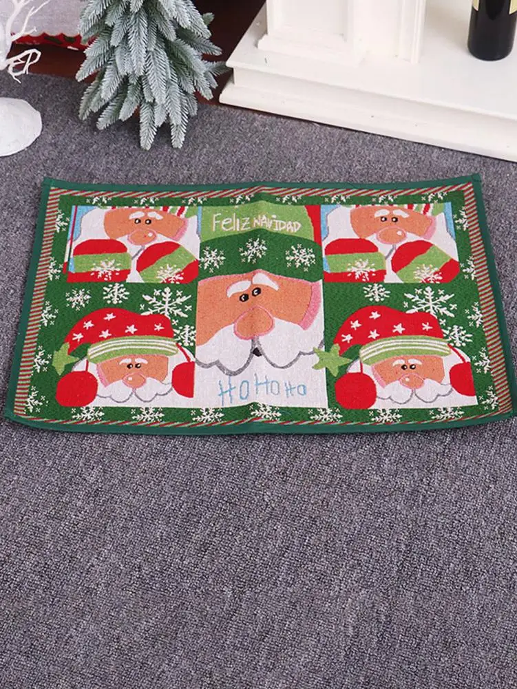 Christmas Rubber Knitted Floor Mats Door Mat Carpet Non-slip Balcony Bathroom Printed Carpet Doormat Kitchen Mat
Christmas Rubber Knitted Floor Mats Door Mat Carpet Non-slip Balcony Bathroom Printed Carpet Doormat Kitchen Mat