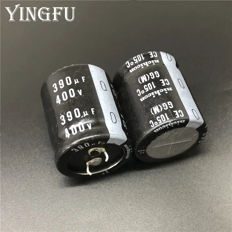 3 шт. 390 мкФ 400 В Nichicon GG 30x35 мм 400V390uF оснастки PSU конденсатор|Конденсаторы| |