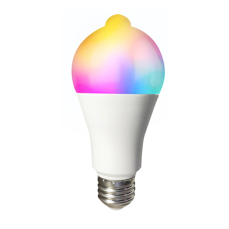 

Умсветильник лампа с Wi-Fi, E27, светодиодная лампа RGB, работает с Alexa/Google Home, функция регулировки яркости и таймера, светодиодная лампочка, свети...