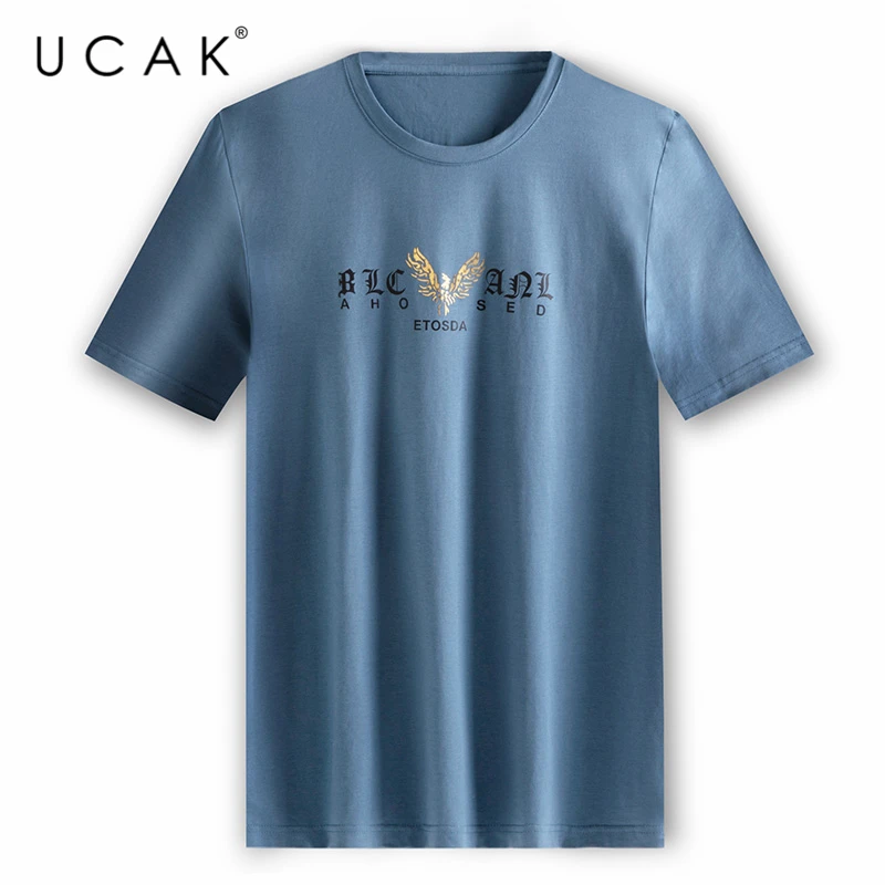 UCAK Brand Classic Print O-Neck Cotton T Shirt Men Clothes Summer New Fashion Style Streetwear Casual Soft Tshirts Homme U5461
UCAK Brand Classic Print O-Neck Cotton T Shirt Men Clothes Summer New Fashion Style Streetwear Casual Soft Tshirts Homme U5461